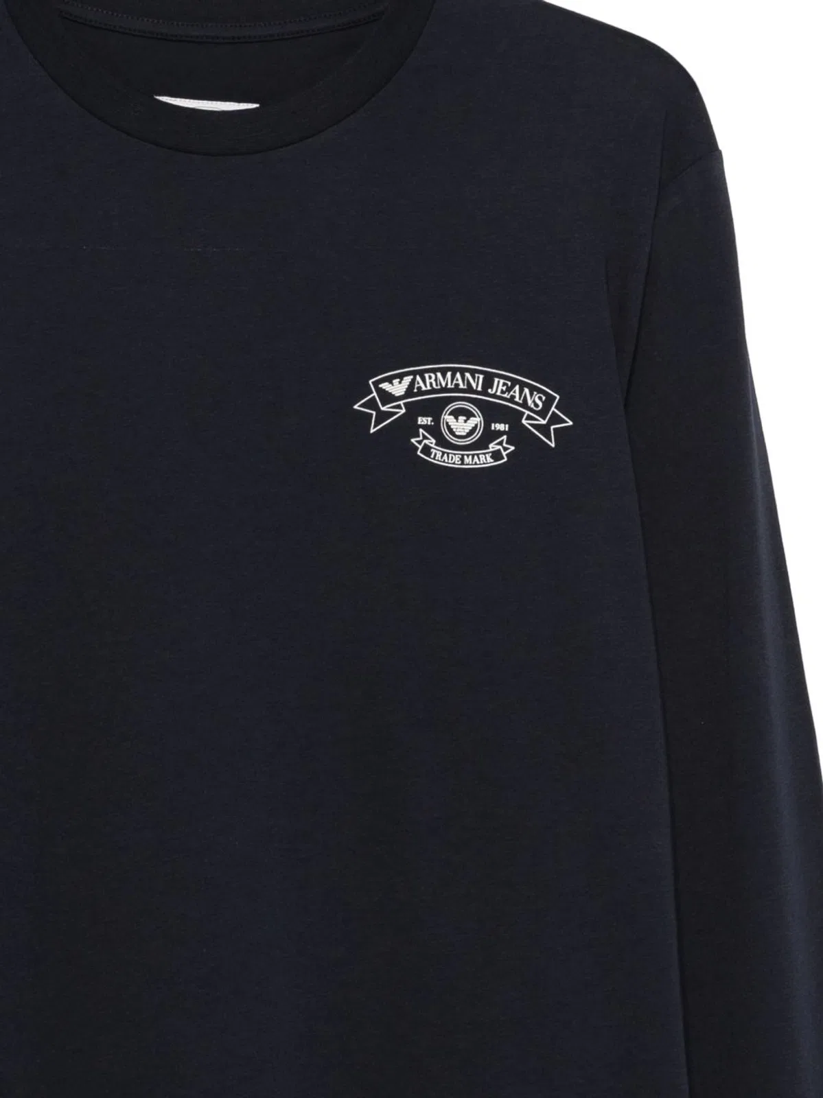 Emporio Armani Logo Print Long Sleeves