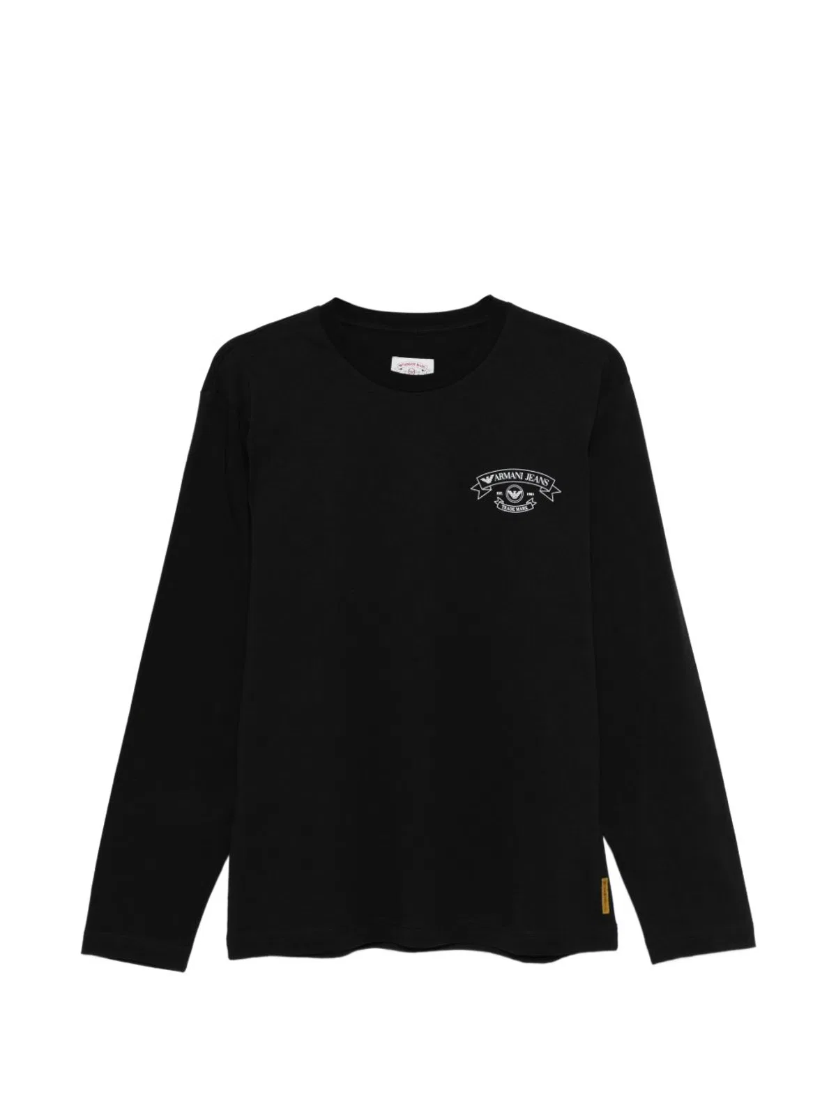 Emporio Armani Black Cotton T-Shirt