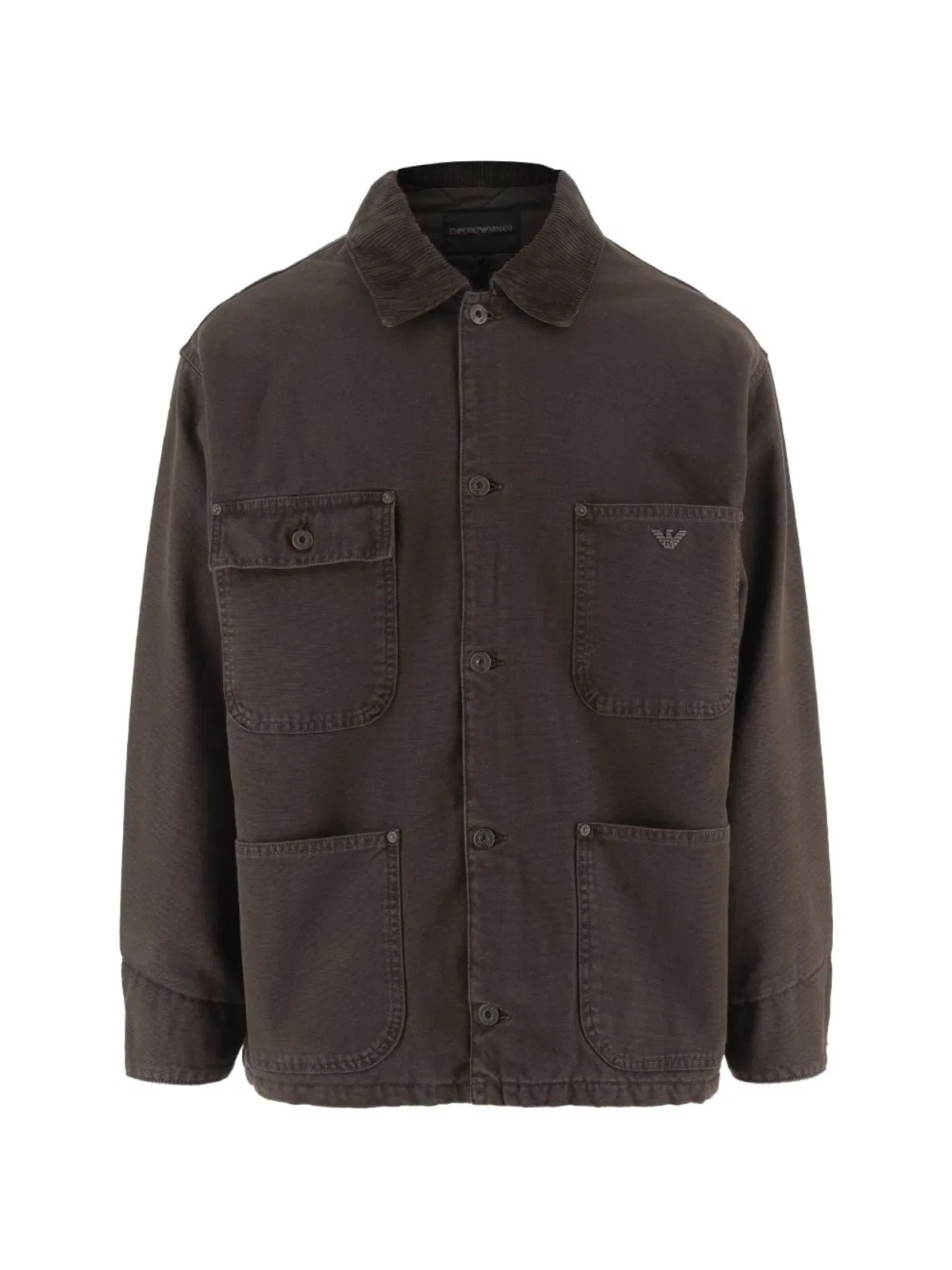 Emporio Armani Cotton Caban Coat