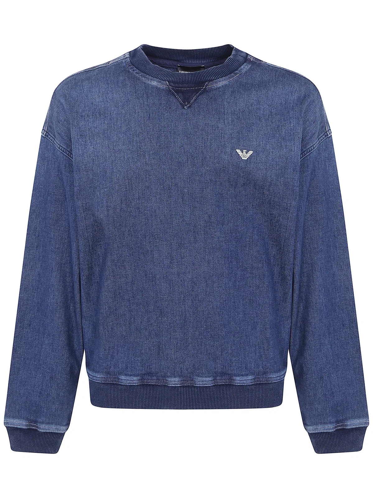 Emporio Armani Cotton Crewneck Sweatshirt