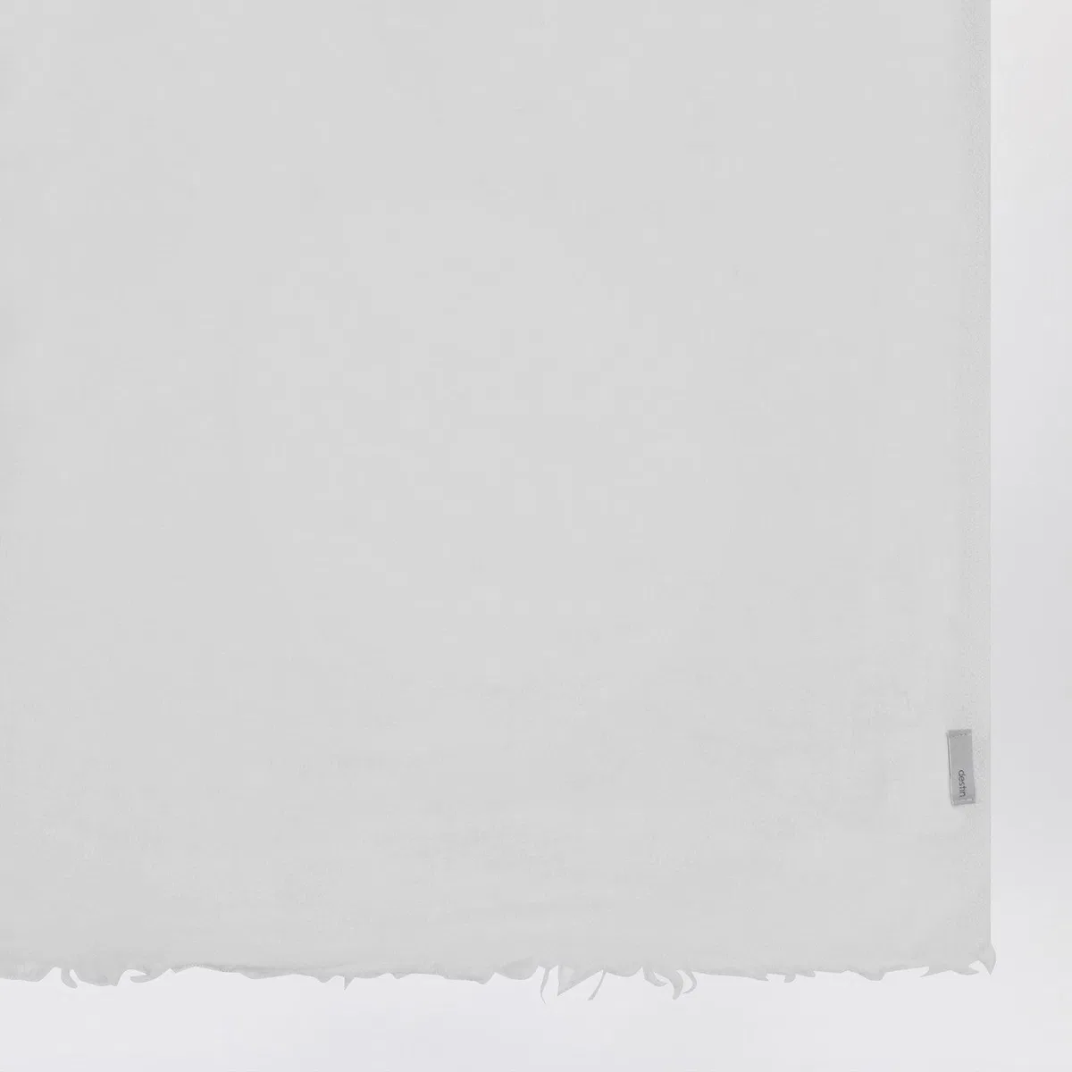 Destin White Silk And Cashmere-Blend Scarf