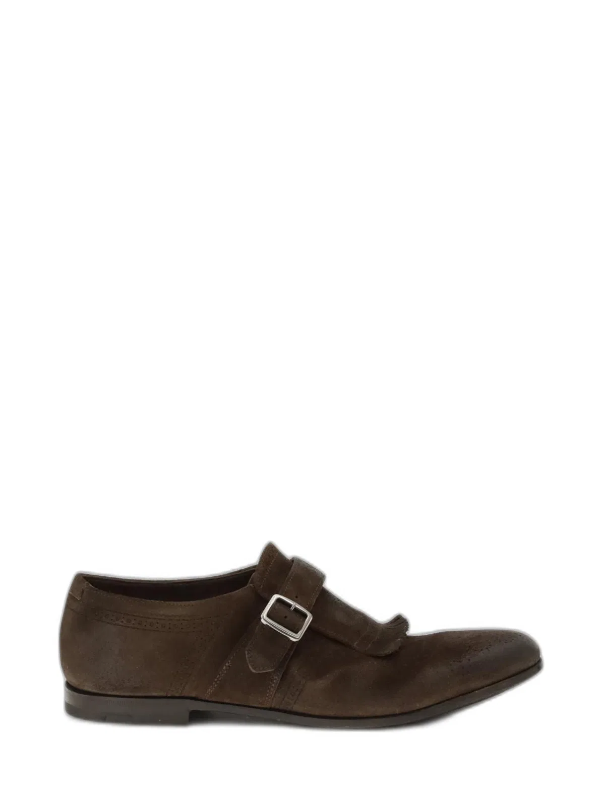Church's Shanghai - Suede Monk Strap With Fringe 