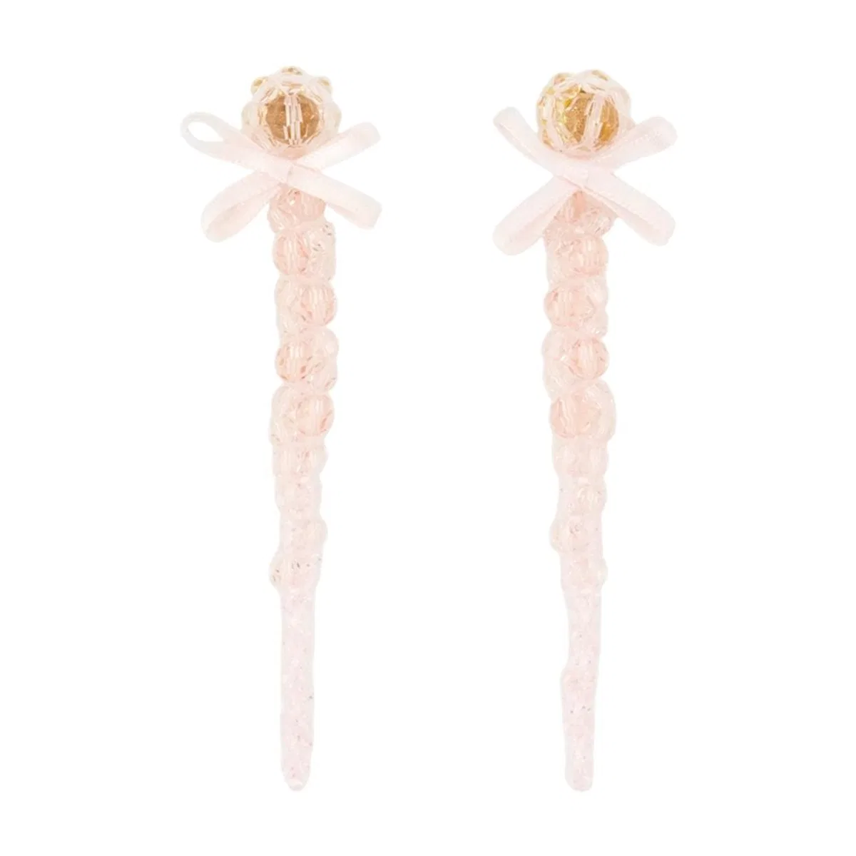 Simone Rocha Petite Bow Drip Earrings
