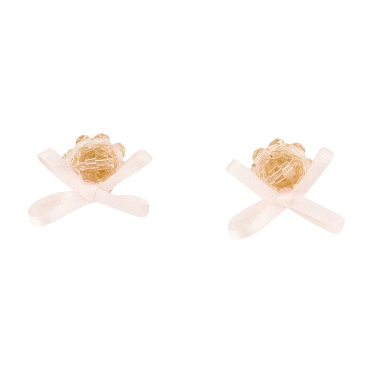 Simone Rocha Petite Bow Daisy Earrings