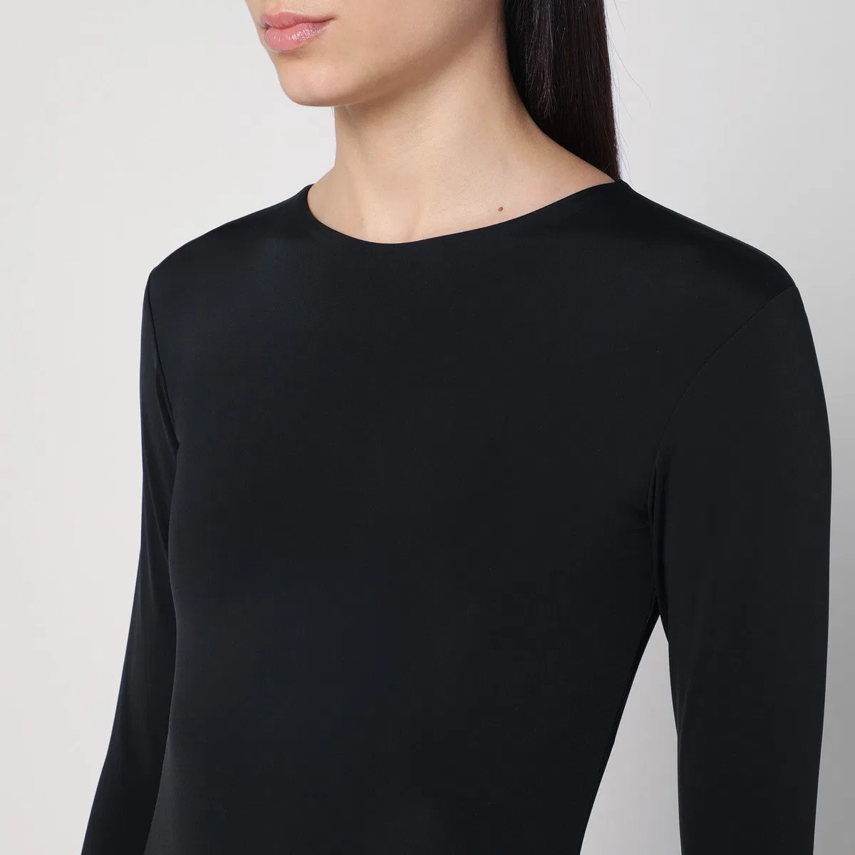 Entire studios Black Nylon-Blend Bodysuit