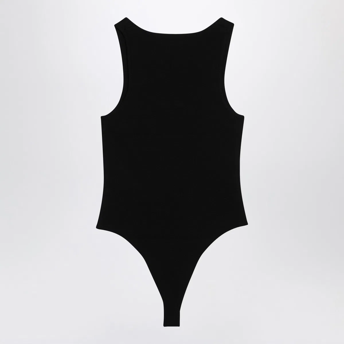 Entire studios Black Viscose Jersey Bodysuit