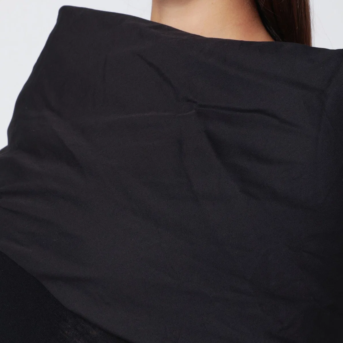 Entire studios Black Long Wool Dress