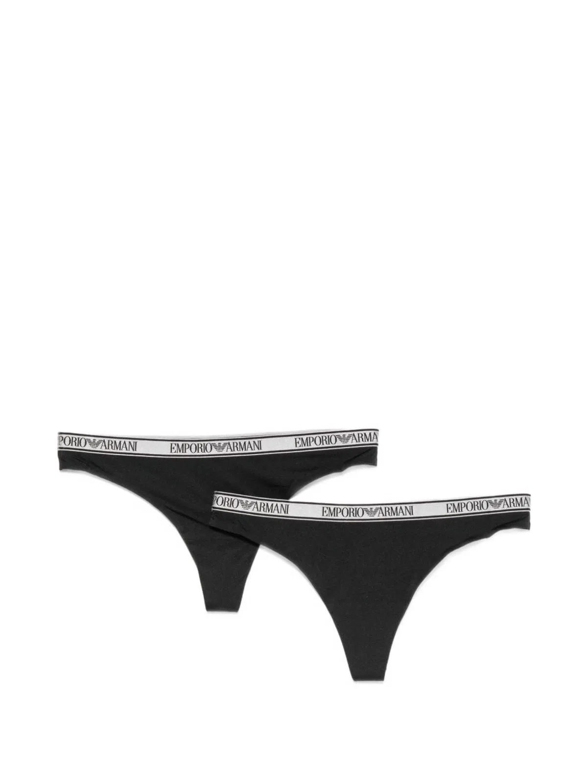 Emporio Armani Black Cotton Spandex Underwear
