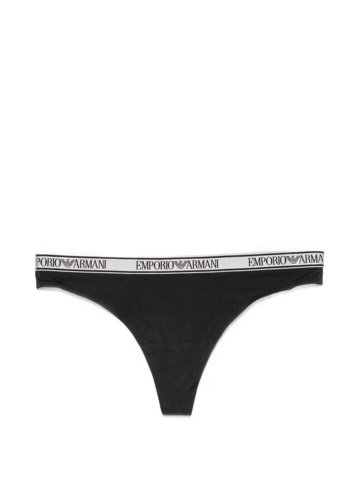 Emporio Armani Black Cotton Spandex Underwear