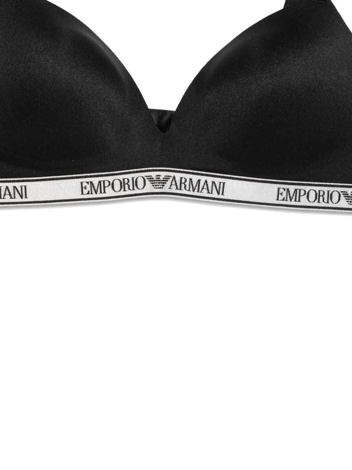 Emporio Armani Black Cotton Elastane Underwear