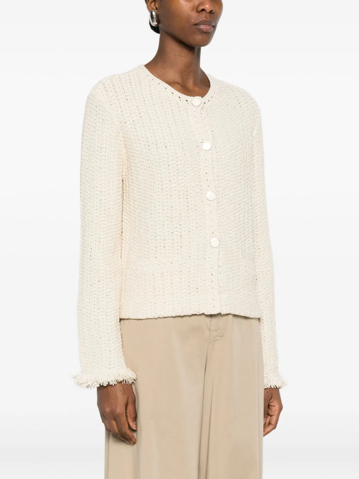 Emporio Armani Cotton Blend Blazer Jacket
