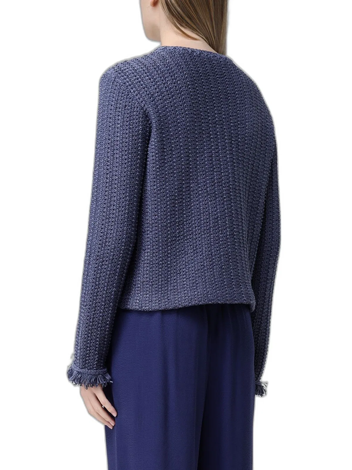 Emporio Armani Cotton Blend Blazer Jacket