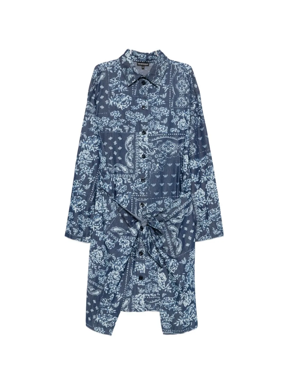 Emporio Armani Cotton Chemisier Dress