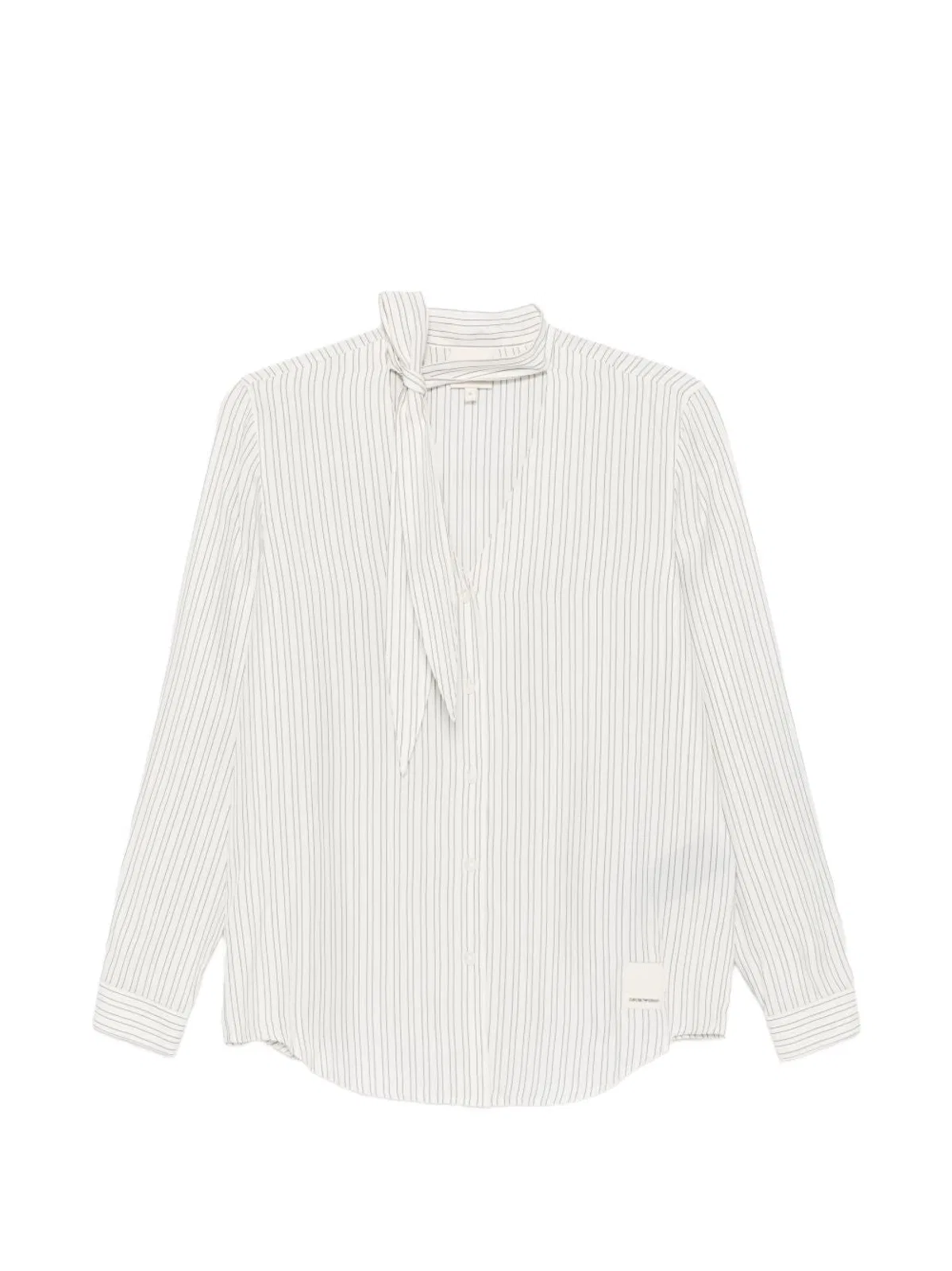 Emporio Armani Striped Self-Tie Neck