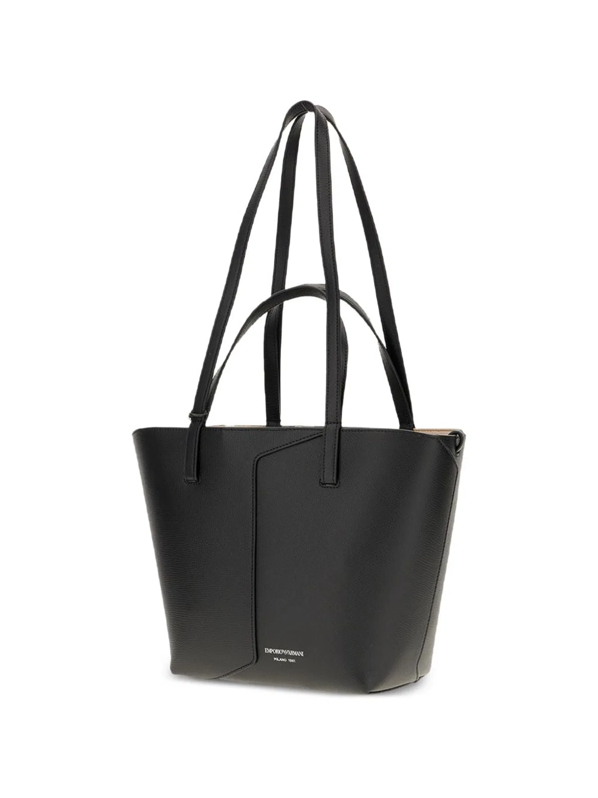 Emporio Armani Small Leather Tote Bag
