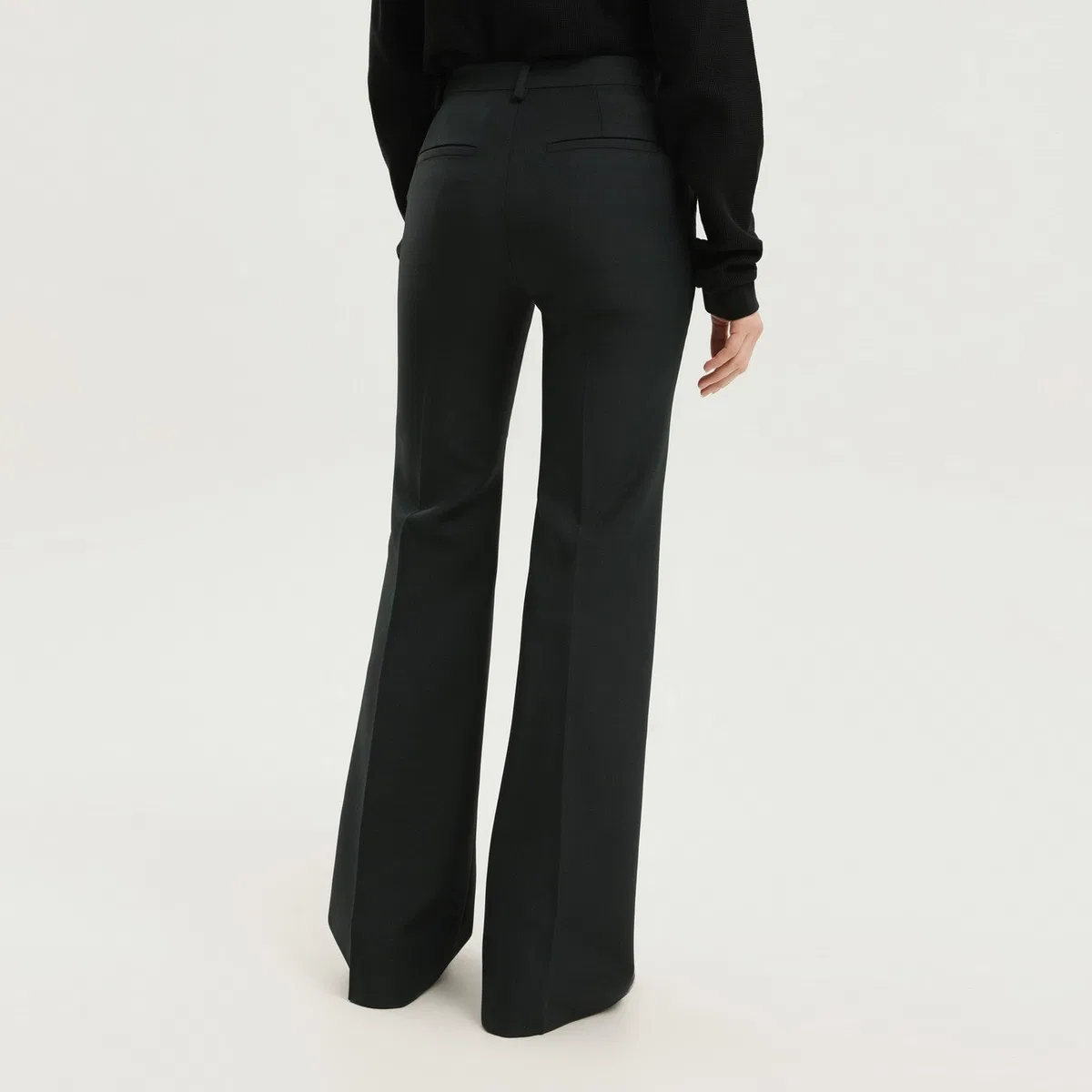 1989 studio High-Waisted Dark Green Bell-Bottom Pant