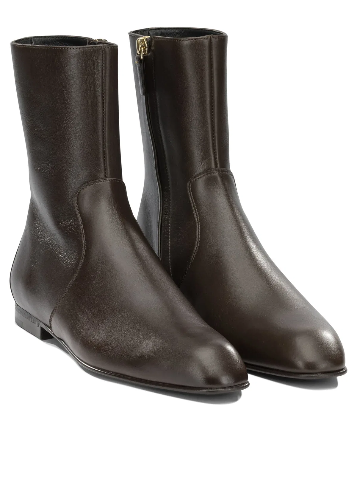 Khaite Brown Booties
