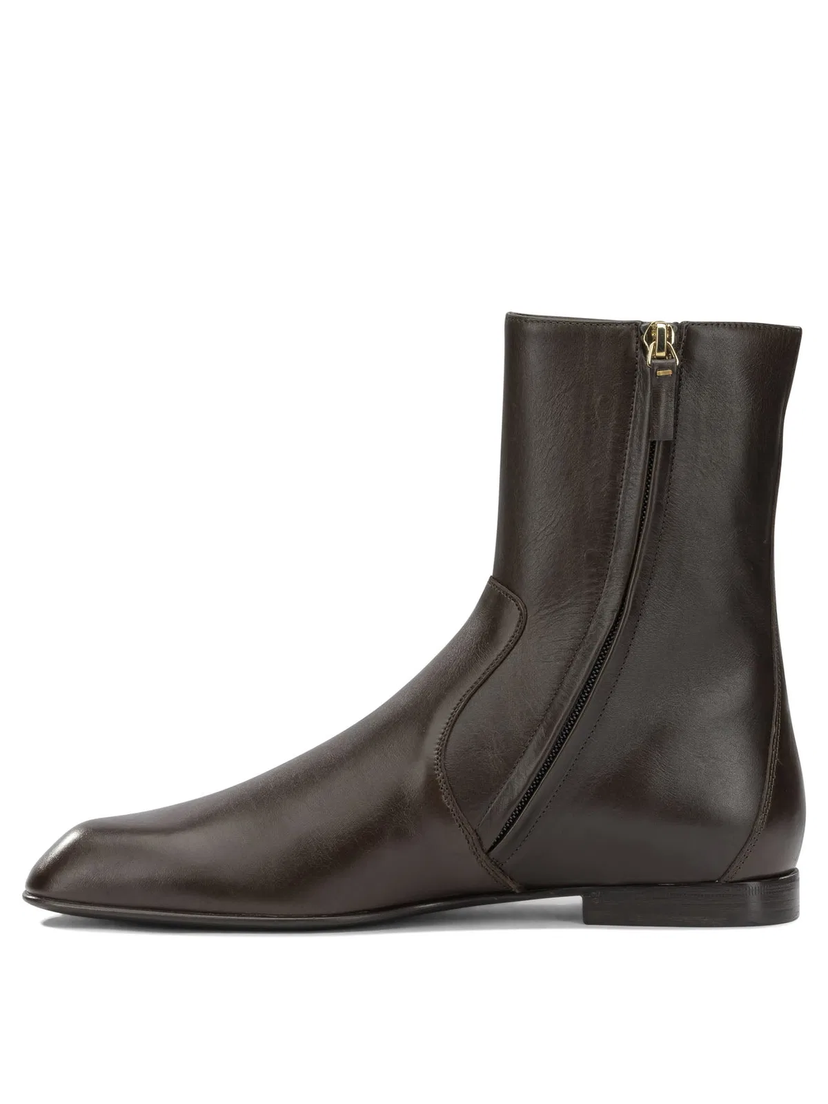 Khaite Brown Booties