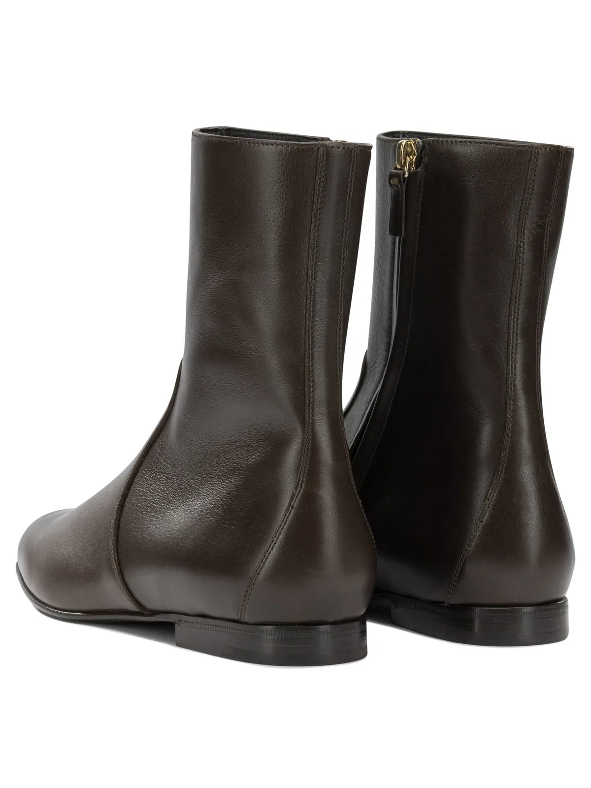 Khaite Brown Booties