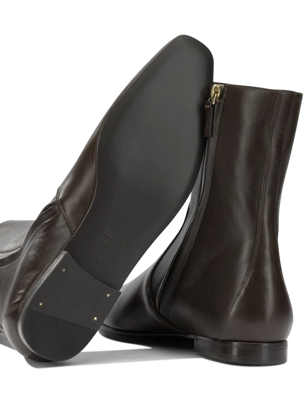 Khaite Brown Booties
