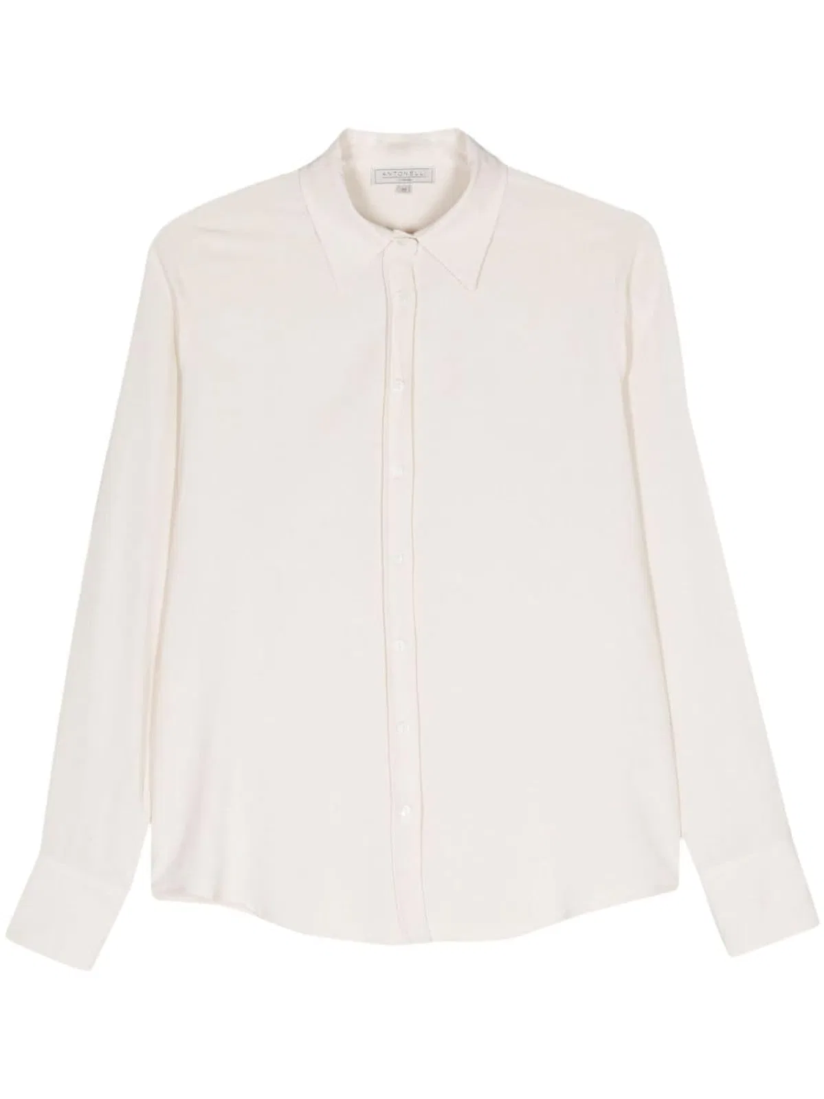 Antonelli Firenze Light Beige Crepe Texture Shirt