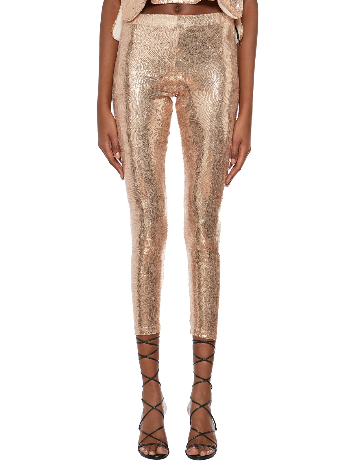 Nostrasantissima Leggings Full Paillettes