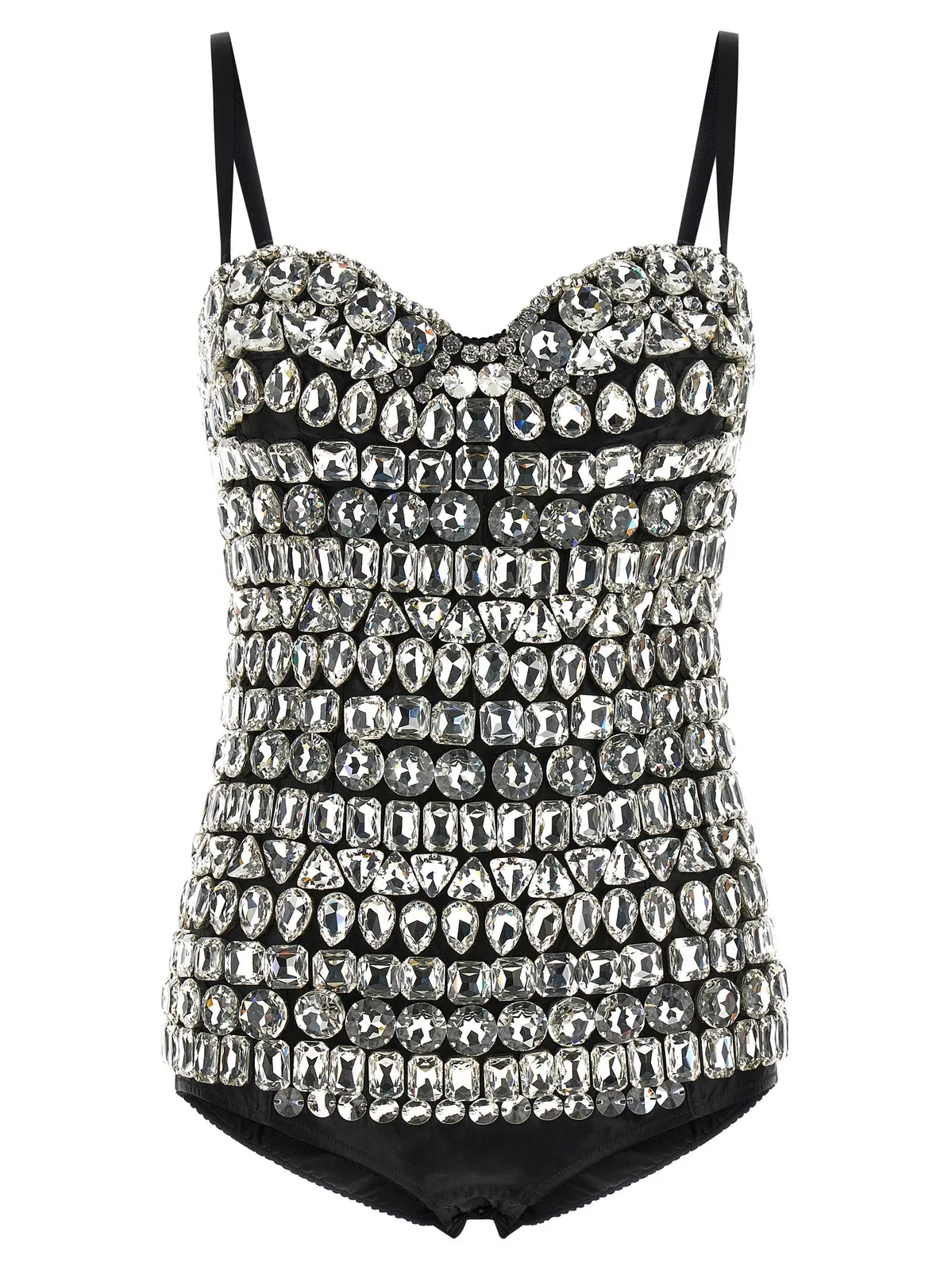 Dolce Gabbana Dolce & Gabbana Crystal Bodysuit