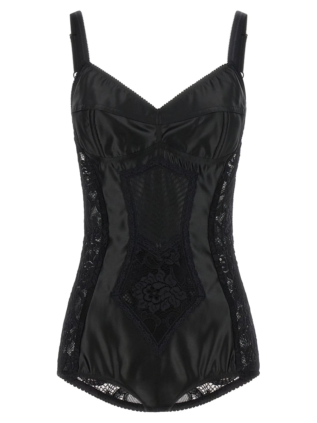 Dolce Gabbana Dolce & Gabbana Satin And Lace Corsetry 
