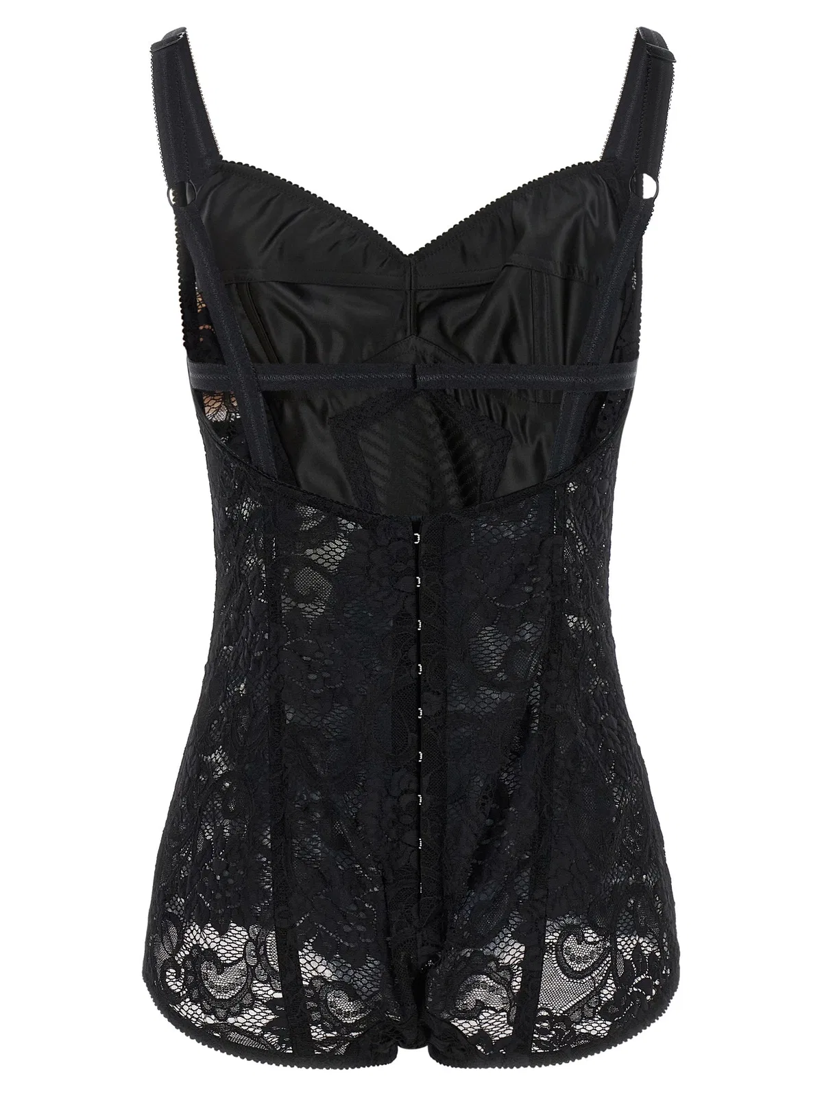 Dolce Gabbana Dolce & Gabbana Satin And Lace Corsetry 
