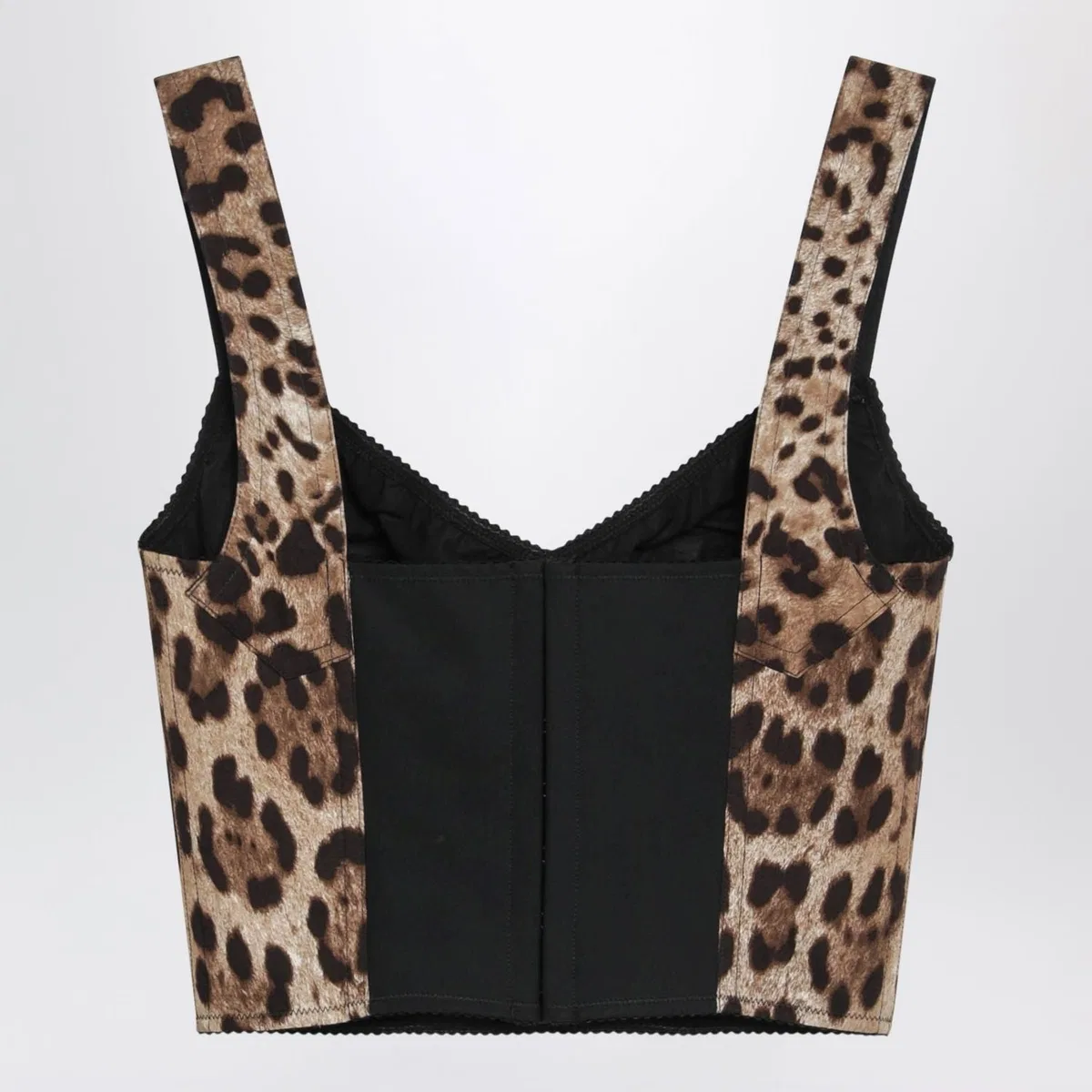 Dolce Gabbana Dolce & Gabbana Leopardprint Cotton Bust