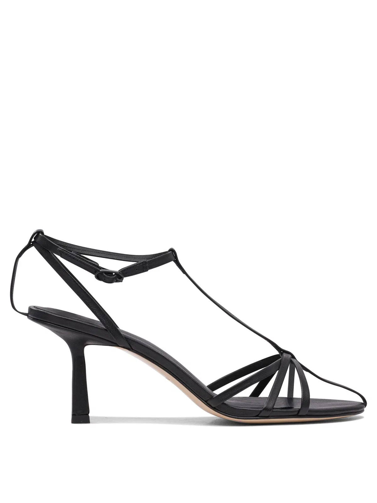 Studio Amelia Black Leather Sandals