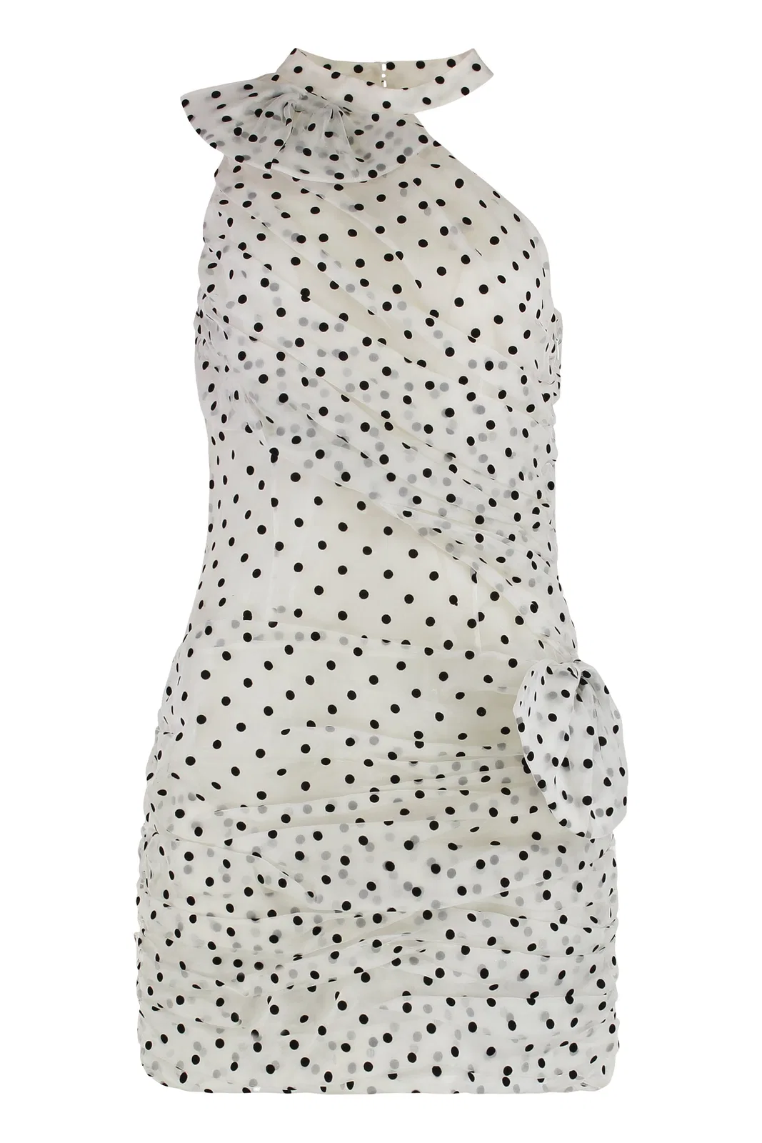 Alessandra Rich Polka-Dot Mini-Dress