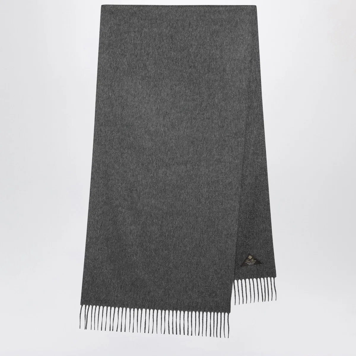 Loro piana Grande Unita Scarf In Grey Mélange