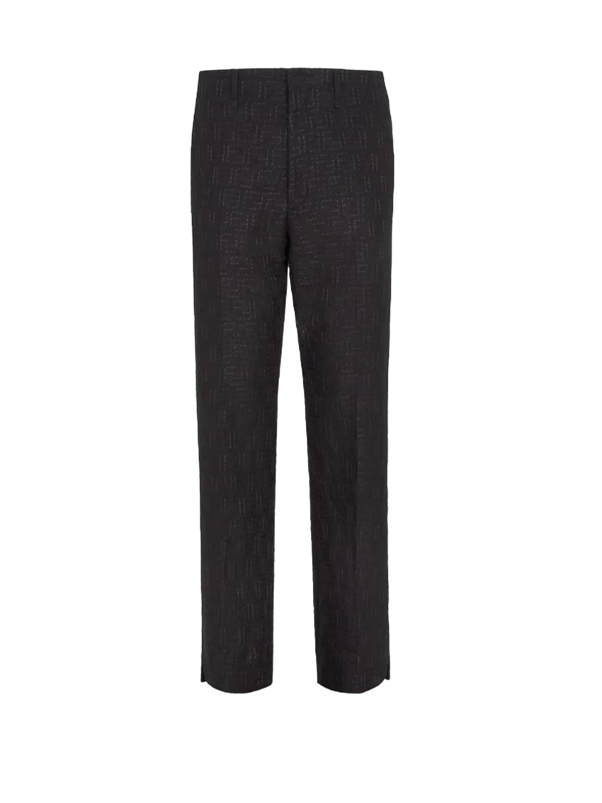 Fendi Linen And Cotton Blend Trousers