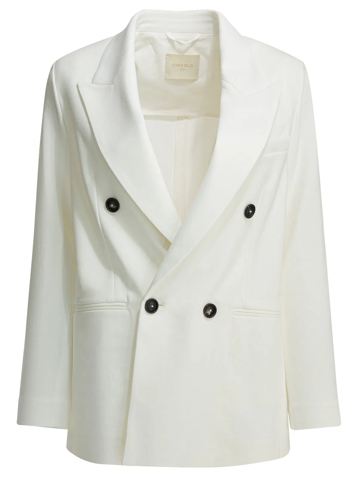 Circolo 1901 White Cotton Jacket