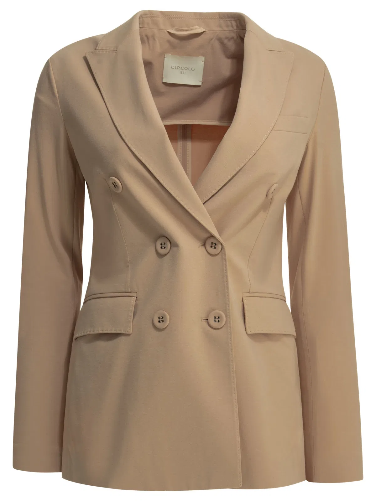 Circolo 1901 Pink Cotton Elastane Jacket