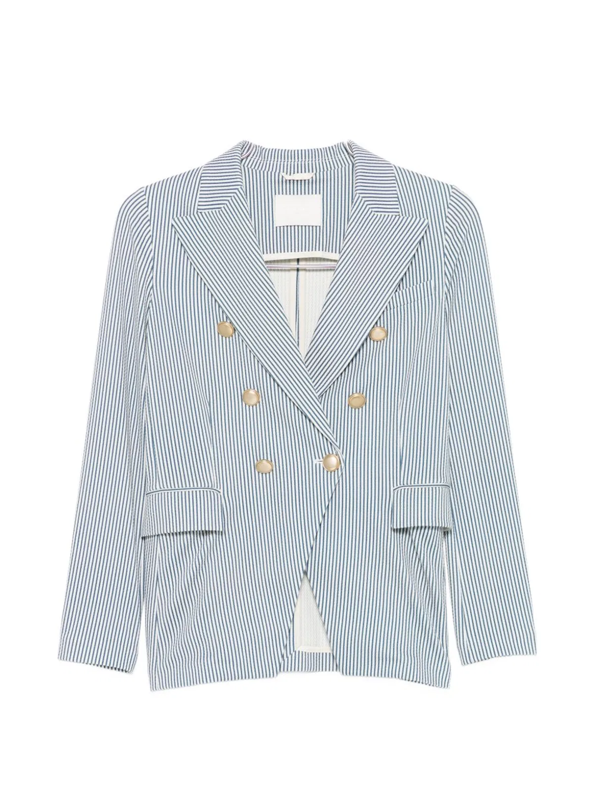 Circolo 1901 Striped Double-Breasted Jacket