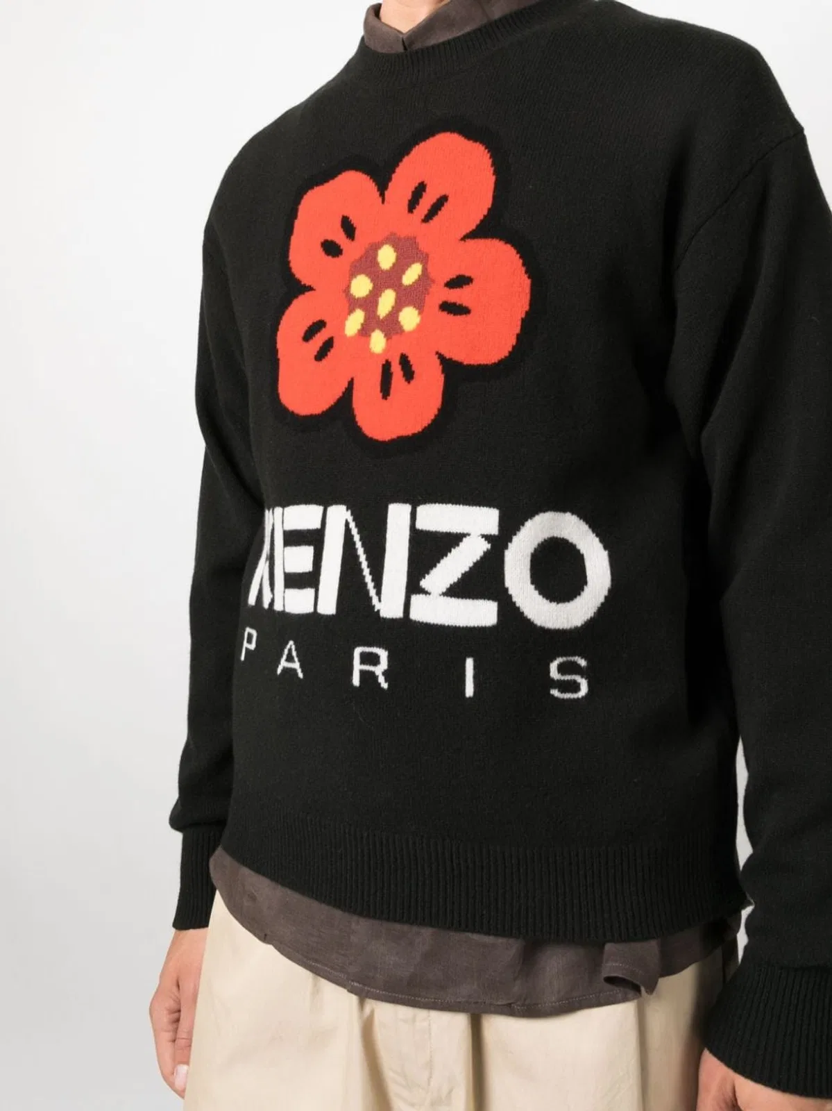 Kenzo Jersey With Embroidery Boke Flower