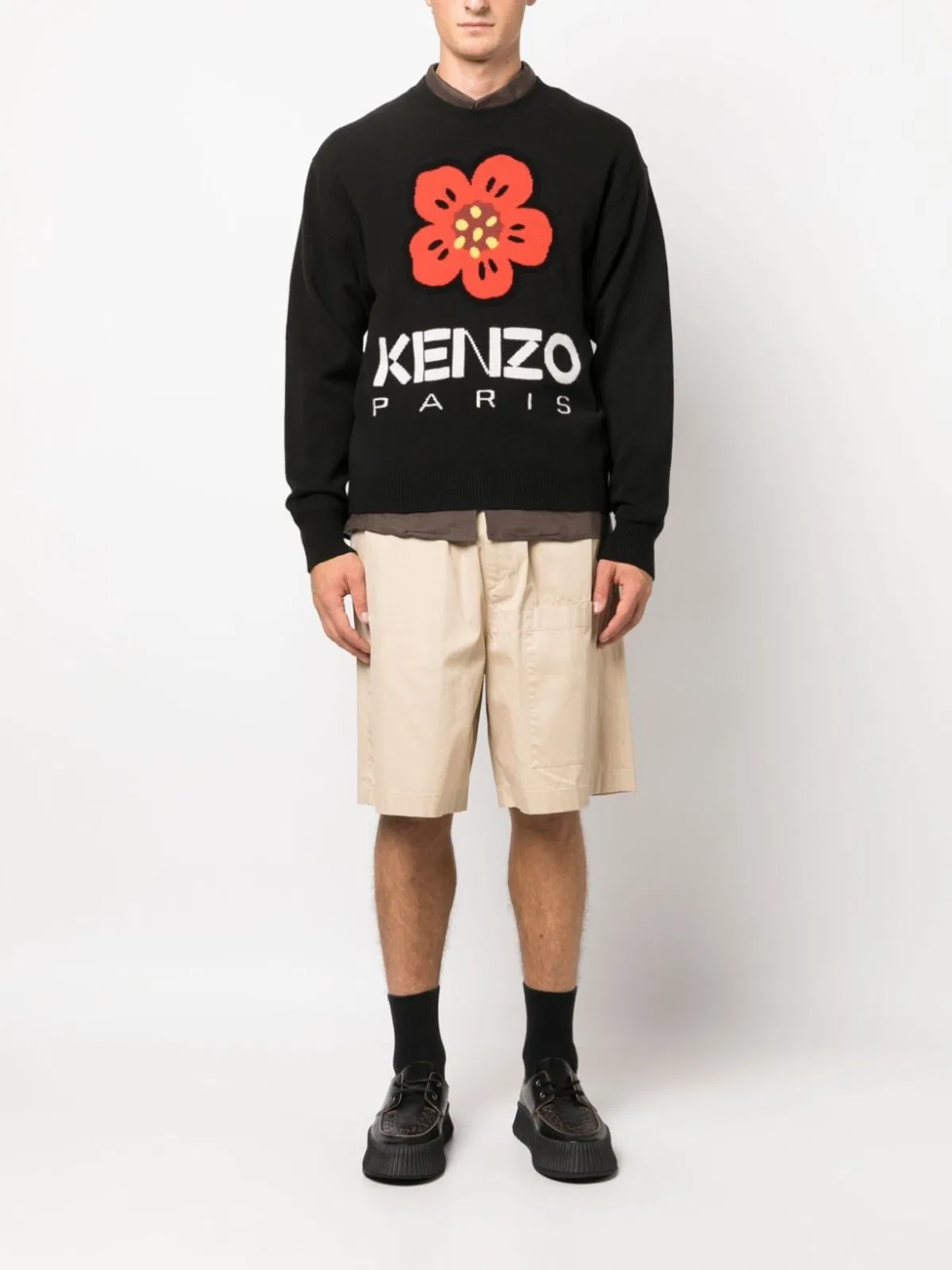 Kenzo Jersey With Embroidery Boke Flower