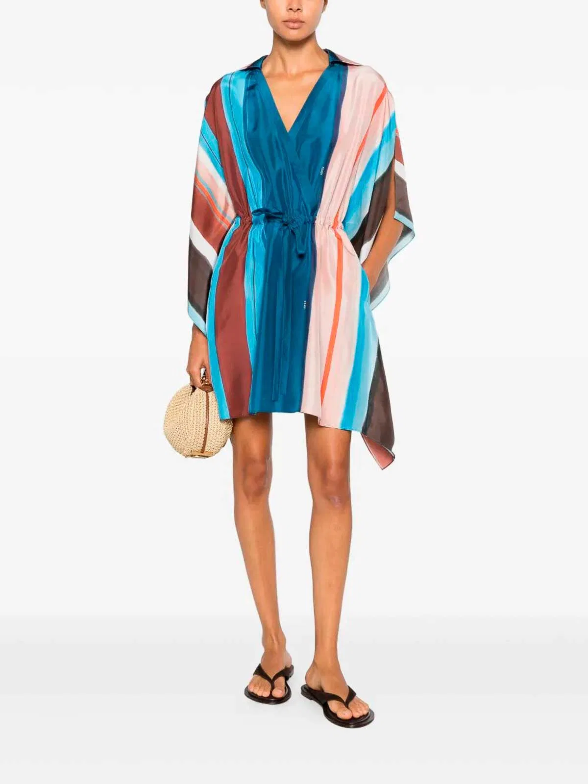 Fendi `Habutai Stripe` Dress