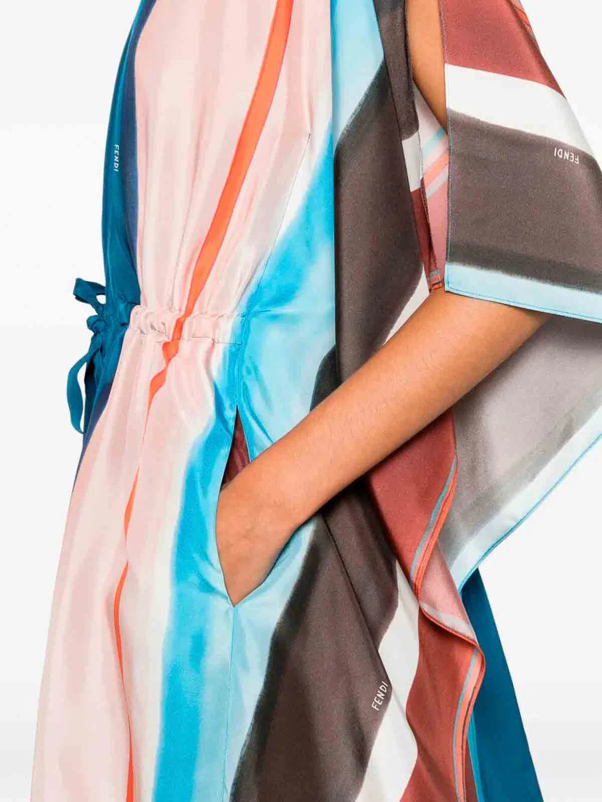 Fendi `Habutai Stripe` Dress