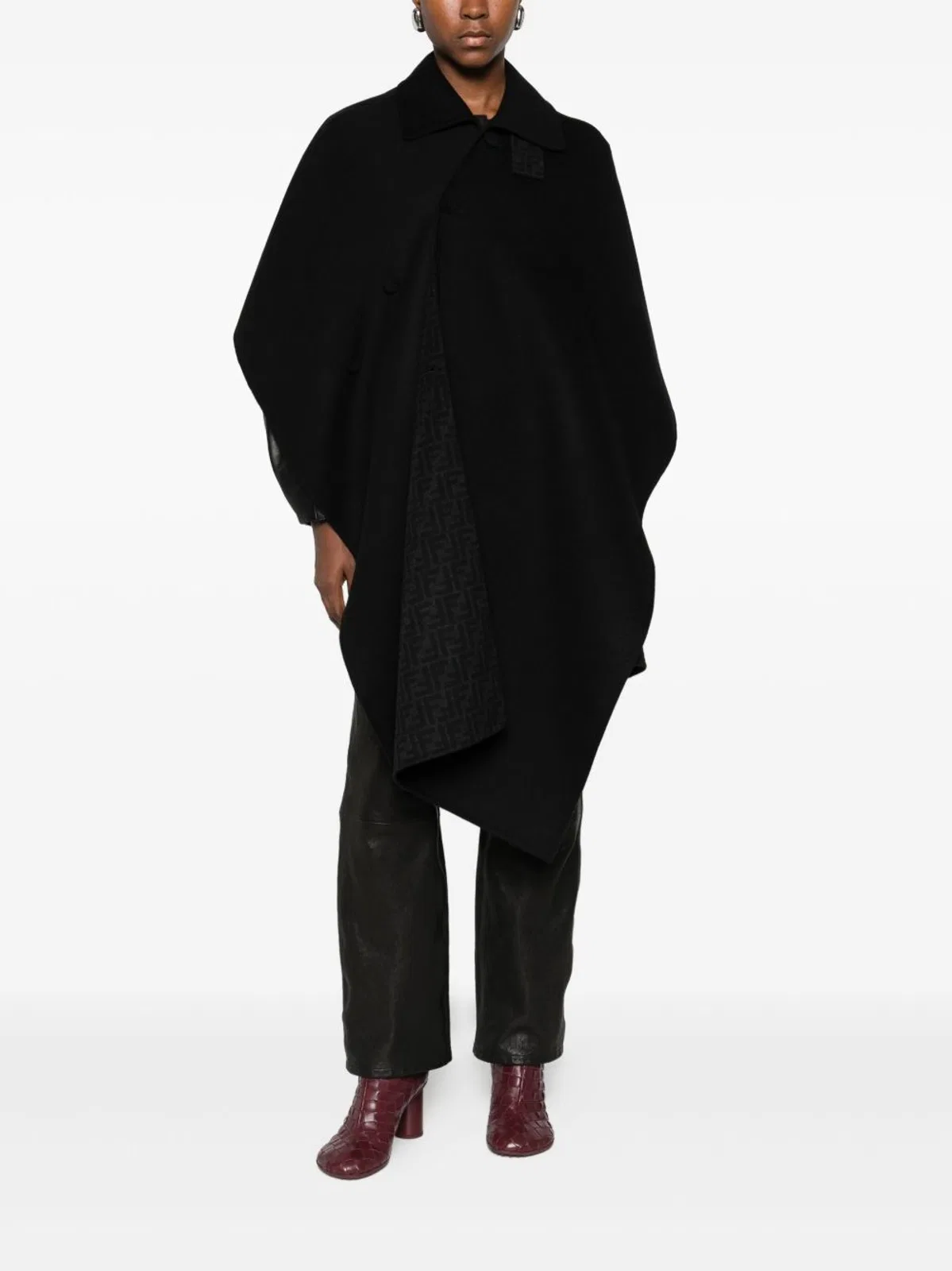 Fendi Wool Cape