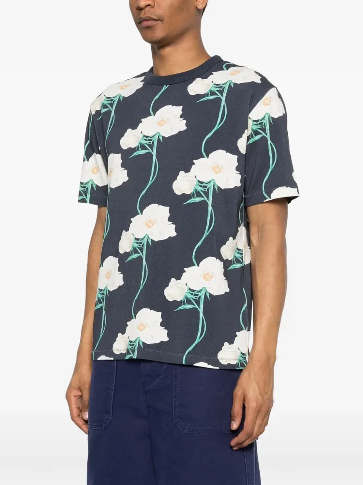 Kenzo Archive Rose Floral Print T-Shirt