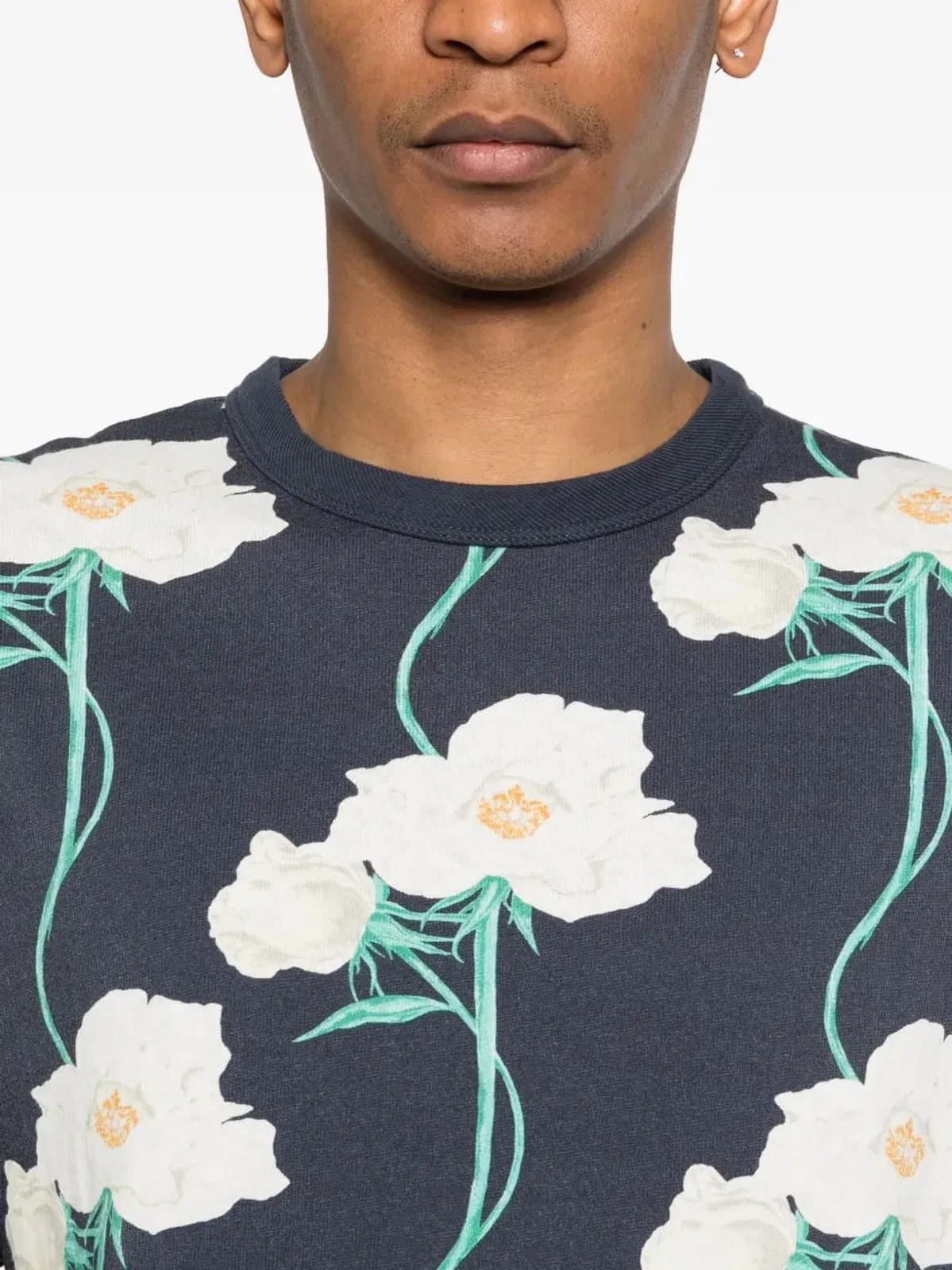 Kenzo Archive Rose Floral Print T-Shirt