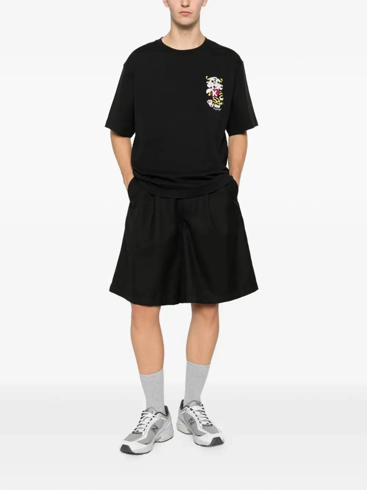 Kenzo T-Shirt Gots Kenzo Wild Tiger Embroide