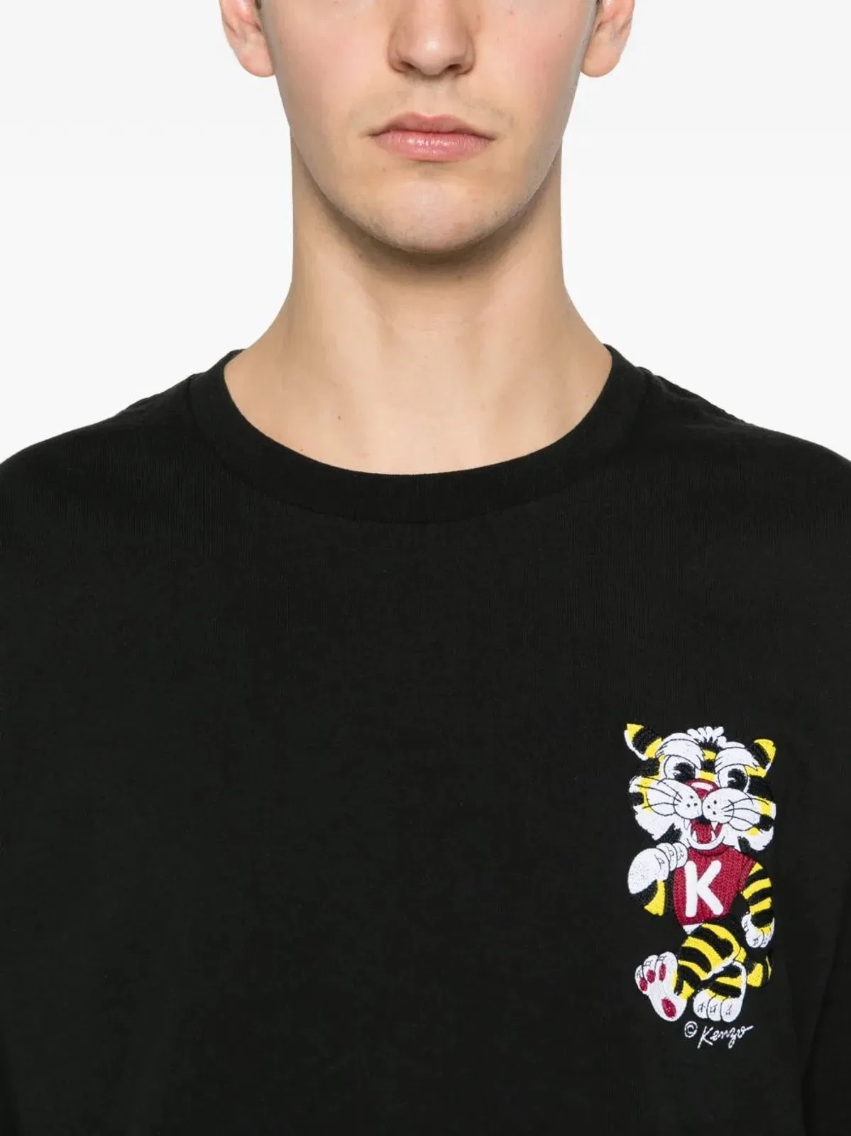 Kenzo T-Shirt Gots Kenzo Wild Tiger Embroide