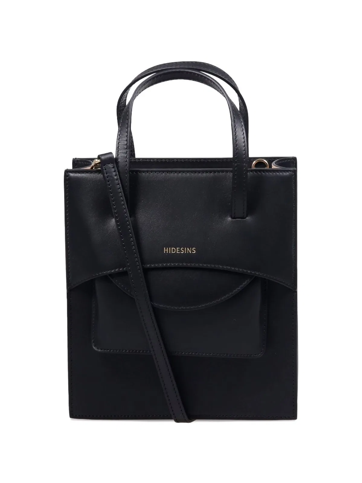 Hidesins Pocket Medium Leather Handbag