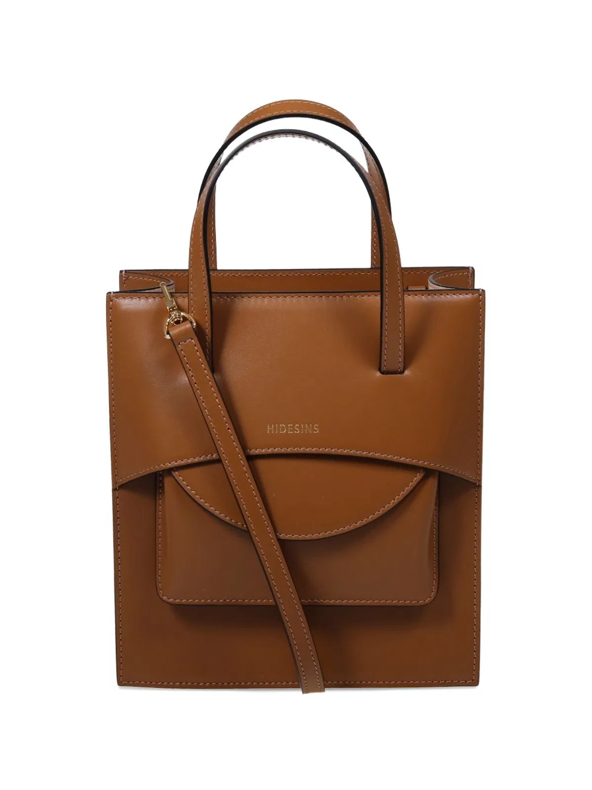 Hidesins Pocket Leather Handbag