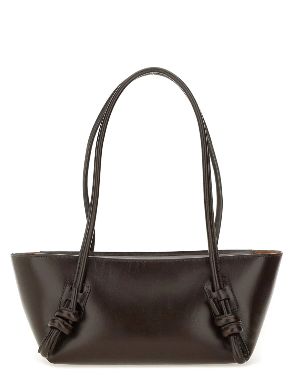 Hereu Brown Leather Shoulder Bag