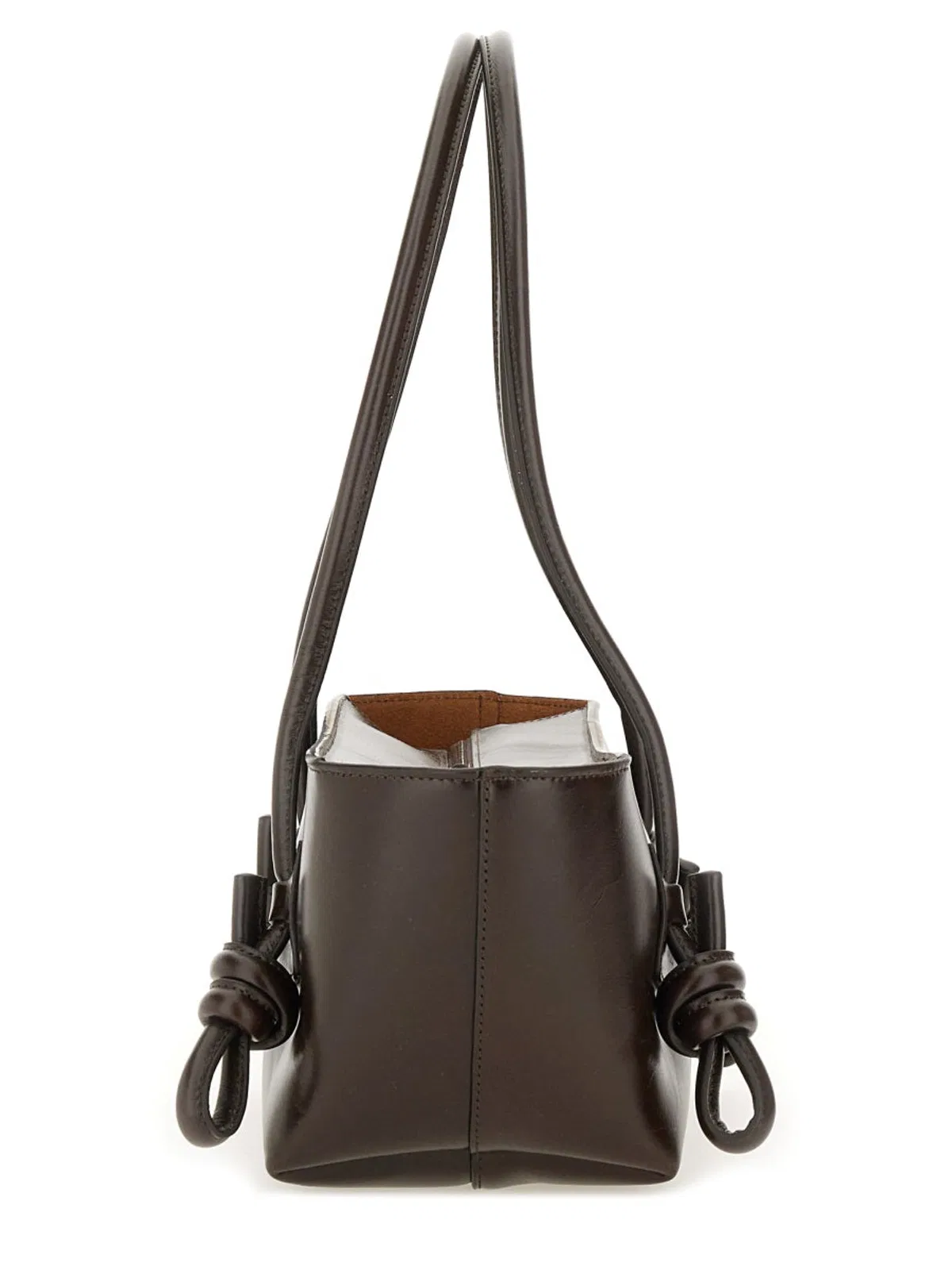 Hereu Brown Leather Shoulder Bag